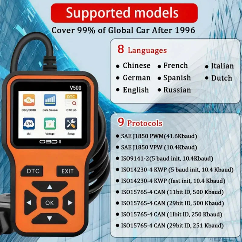 OBD2 Scanner V500