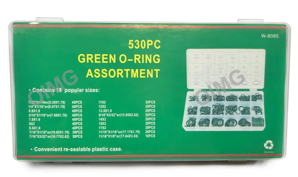 530/270pcs Car Air Conditioning O-ring Washer Kit
