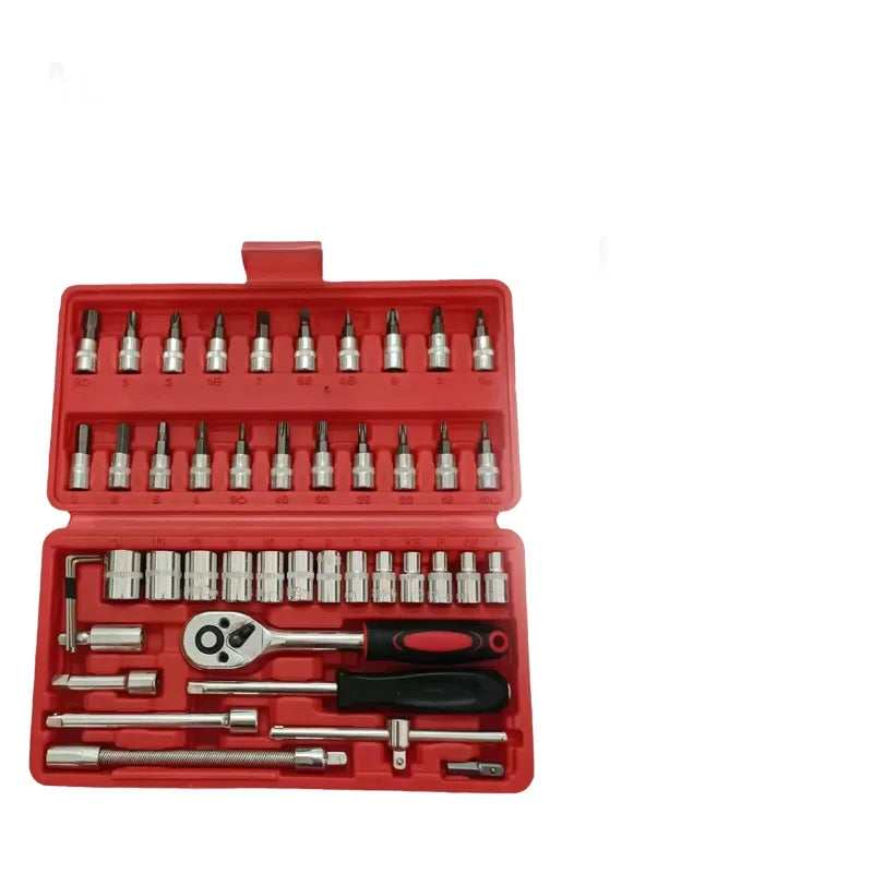 46pcs 1/4 Inch Drive Socket Set
