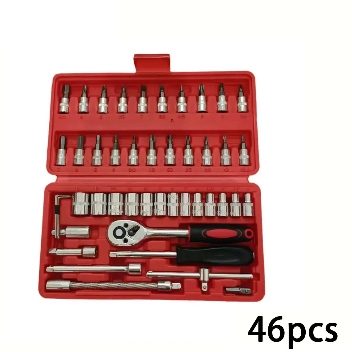 46pcs 1/4 Inch Drive Socket Set