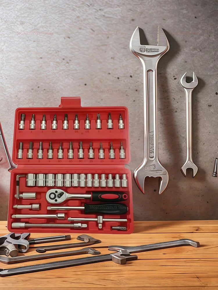 46pcs 1/4 Inch Drive Socket Set