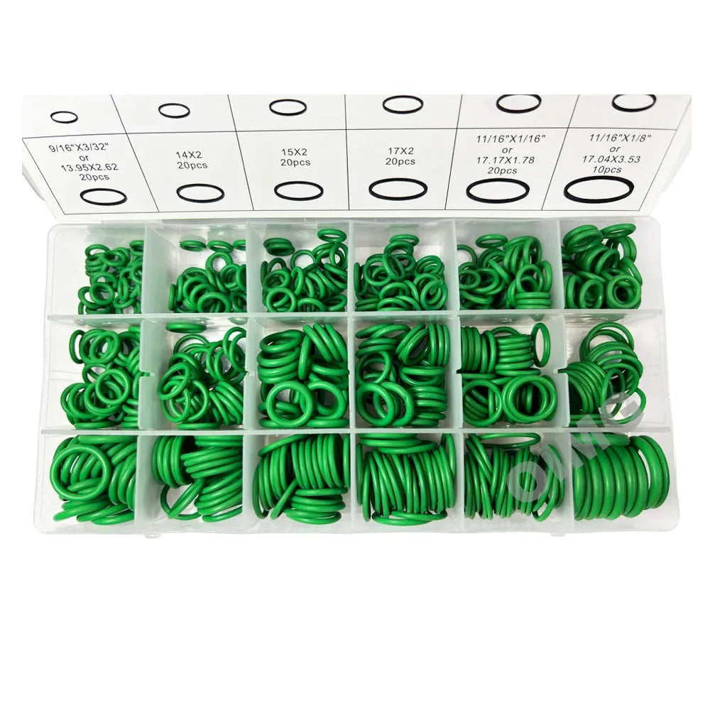 530/270pcs Car Air Conditioning O-ring Washer Kit