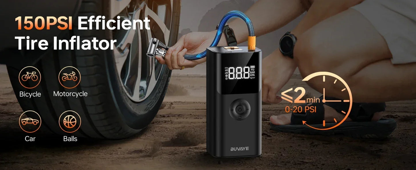 4 In 1 2500A Car Jump Starter