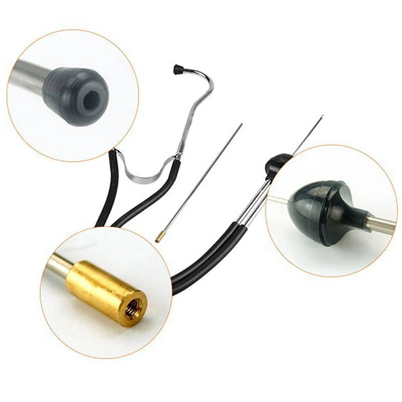Mechanics Cylinder Stethoscope Diagnostic Tool